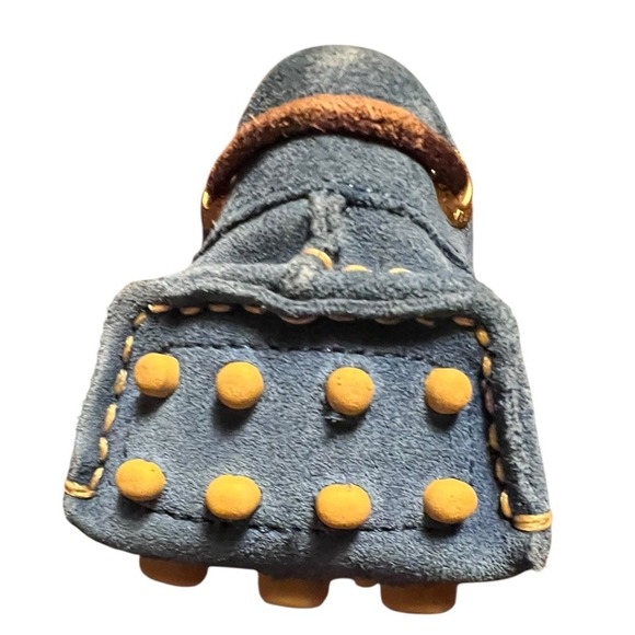 TED BAKER London Mens Blue Driving Moccasin Suede Shoes SUPER CLEAN EU 42 /US 9 - Picture 13 of 16